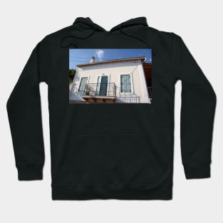 Blue shutters. Hoodie